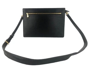 LOUIS VUITTON Enghien Epi Leather Black Shoulder Bag Purse Used France M52112 - Picture 1 of 21