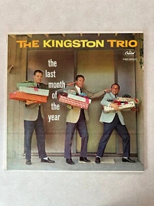 Kingston Trio - The Last Month Of The Year -EX Capitol T-1446 vinyl LP CHRISTMAS - Picture 1 of 4