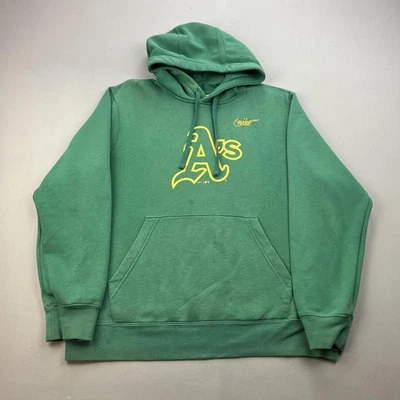 Sudadera con Capucha Nike Oakland Atletics Para Hombres Grande Verde MLB Béisbol Pullover Foto 1 de 4