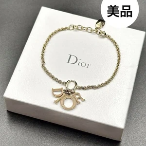 Christian Dior Logo Bracelet Accessories Vintage Unused adjustable length Japan- - Picture 1 of 5