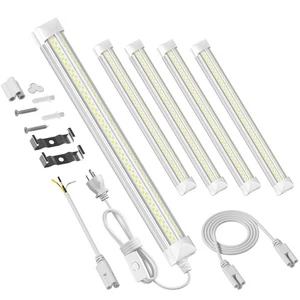 4 Pack 2ft Led Shop Lights, 6000k 40w 5600lm 24 Inch Led Light Fixture Power ... - Picture 1 of 6