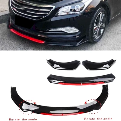 For Hyundai Sonata Front Bumper Lip Spoiler Splitter Body Kit Foto 1 de 4