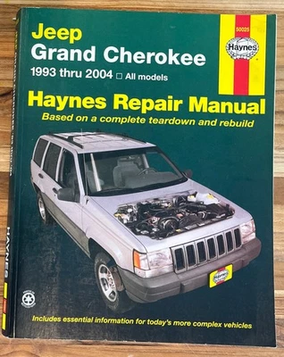 Jeep Grand Cherokee 1993 a 2004 Haynes manual de reparación: todos los modelos Foto 1 de 2