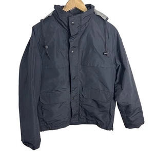 Blauer Gore Tex  Men’s All Weather Blue  Hooded Lined Jacket Size Medium - Picture 1 of 8