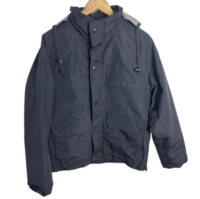 Blauer Gore Tex  Men’s All Weather Blue  Hooded Lined Jacket Size Medium - Image 1 of 4