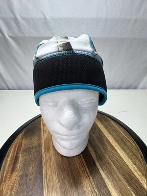 HUNTWORTH Beanie Hat Winter Camo Knit Cap Blue CAMO Skull Ponytail Hole - Image 1 of 4