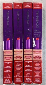 Covergirl 4-PACK Simply Ageless Lip Flip Liner #330 Brave Burgundy Pkg - Picture 1 of 2
