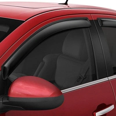 For Ford Focus 08-11 Window Deflectors Tape-On Standard Ventvisor Smoke Front & - Imagem 1 de 4