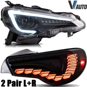 Faros LED + luces traseras LED secuenciales para Toyota GT86/Subaru BRZ/FR-S de 12-20 - Imagen 1 de 19