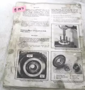 96 Harley FLH FLT Touring Original Repair Service Manual SM157 NOT COMPLETE - Picture 1 of 7