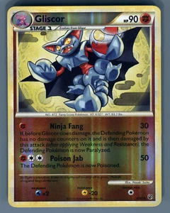 Undaunted #4/90 Gliscor Reverse Holo Card Rare Pokemon Moderate Play - Picture 1 of 2
