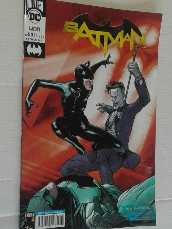 UNIVERSO DC- BATMAN- N°50- (serie regolare-n°163 )- SPILLATO- EDIZIONI LION - Immagine 1 di 1