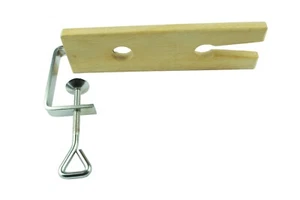 Bench Pin & Clamp, Hardwood. Jewellers V Slot Tool. J1224 - Picture 1 of 2