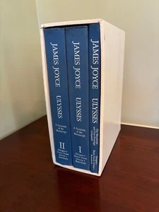 Ulysses. 3 Vols. Facsimile of Manuscript & 1st Printings Compared, James Joyce - Imagen 1 de 1