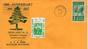 50TH ANNIVERSARY EASTON FOREST NO 35 - EASTON, PA  1985   FDC17825 - Picture 1 of 1