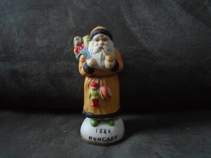 ALTE WELT 1884 UNGARISCHE WEIHNACHTSMANNFIGUR HANDBEMALTES PORZELLAN KOSTENLOSER VERSAND - Bild 1 von 5