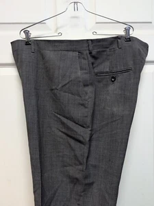 Haggar Mens  Dress  Slacks  Size  38"X29"  Gray  Check  Zipper Fly   - Picture 1 of 6