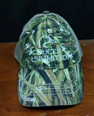 Ducks Unlimited Logo Hat Camo Strapback Mesh Trucker Baseball Cap Camo 2017 - Image 1 of 4