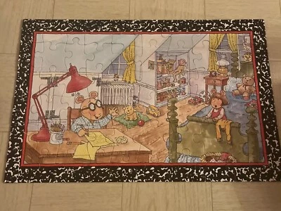 Arthur Writes a Story Children’s Jigsaw Puzzle 60 pieces Marc Brown PBS 1997 USA - Image 1 of 4