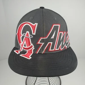 California Angels Baseball Cap Snap Back Gray Hat MLB One Size 47 Fourty Seven - Picture 1 of 10