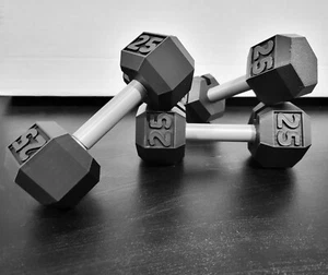 Dumbbell Business Card Holder, Gym Gift, Fitness Trainer Desk Accessory - Picture 1 of 5
