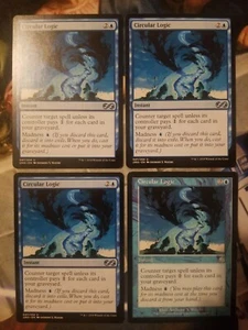 Circular Logic 4x *$10 de descuento por cada $35 de venta!* Tarjeta mágica de Magic Magic Magic The Magic - MEZCLA - Imagen 1 de 1