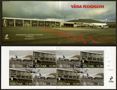 Faroe Stamp Booklet #54 2015 Vagar Airport FDC - Image 1 of 3