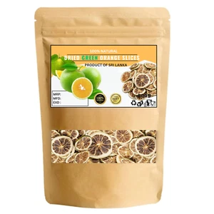 Rebanadas de Naranja Verde Secas Orgánicas - ¡100% Natural Pura Calidad Premium! - Imagen 1 de 8