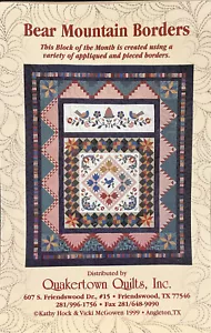 Quakertown Quilts Inc ~ Bear Mountain Borders Month 1 : The center - Picture 1 of 4