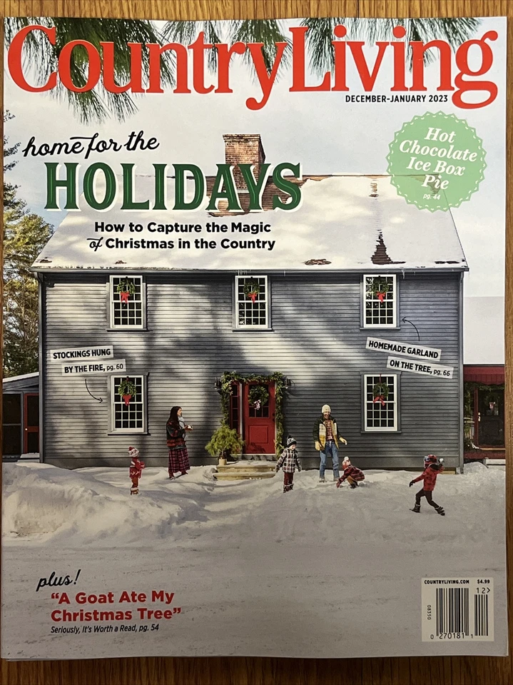 Country Living Magazine Dec Jan 2023 Issue Home for the Holidays