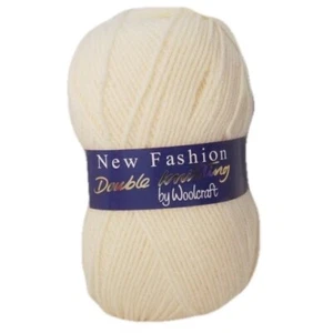 Woolcraft NEW FASHION DK Knitting Yarn / Wool - 100g Double Knit Ball -78 Shades - Picture 1 of 69