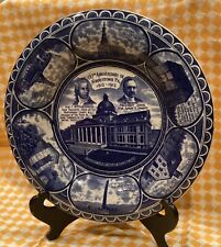 1912 Rowland & Marsellus Co. 100th Anniversary Norristown, PA Flow Blue Plate