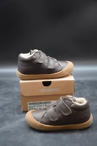 Naturino Lauflernschuhe Nappaleder Wollfutter dunkelbraun Gr. 24 Neu Rechnung - Bild 1 von 5