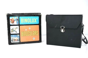 Vintage Binolux Binoculars 7X50 Triple Tested Coated Optics Case - Picture 1 of 12