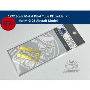 Kit de escalera PE tubo Pitot de metal escala 1/72 para modelo de avión MiG-21 - Imagen 1 de 4