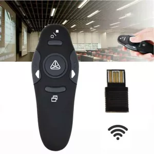 Power point Presentation Remote Wireless USB PPT Presenter Laser Pointer Clicker - Picture 1 of 12