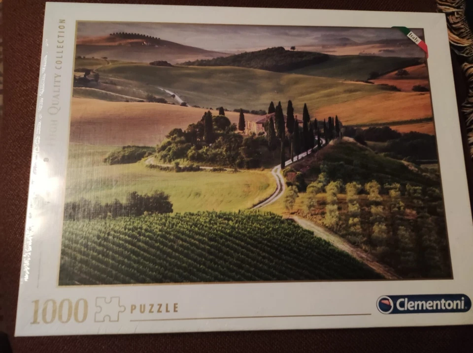 Puzzle Clementoni 1000pz panorama Toscana. Nuovo ancora incellofanato - Immagine 1 di 1