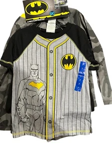 Komar kids 4-piece sleepwear set batman size 7 - Picture 1 of 4