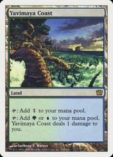 1X Yavimaya Coast - Ninth Edition - Italian, MP MTG CARD