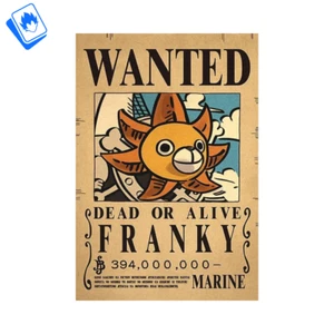 Poster One Piece FRANKY 42x28.5 cm Carta Kraft Gialla - Bild 1 von 4
