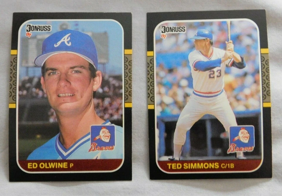 1987 Donruss Atlanta Braves Baseball Card Pick one - Image 1 of 1