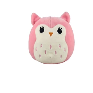 Squishmallows Francesca Pink Owl 5" mini plush Kelly top - Picture 1 of 5