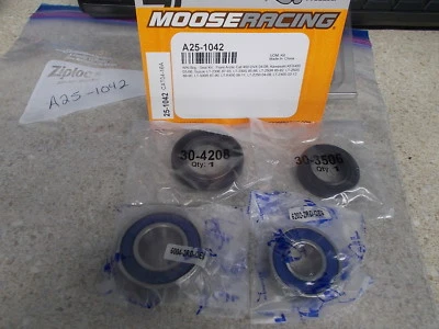 Kit de cojinete y sello de rueda Moose Racing Frt 85-12 Kaw Suz Arctic Cat A25-1042 NOS Foto 1 de 4
