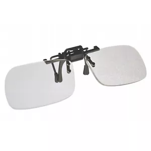 +1.5 Clip On & Flip Up Small Clear Magnifying Reading Glasses - Picture 1 of 1