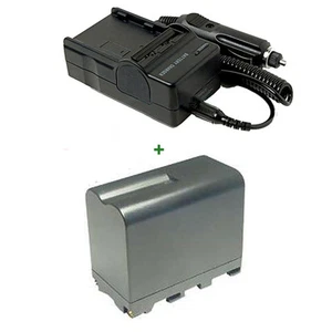 CHARGER + BATTERY For SONY NP-F960 NP-F970 NPF970 HDR-FX1E HDV 1080 iInfolithium - Picture 1 of 4