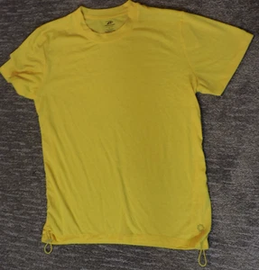 Pro Player Damen gelbes T-Shirt geraffte Seitennähte Gr. L Kurzarm Poly/Spand - Bild 1 von 3