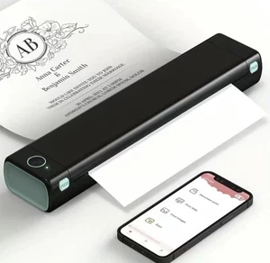 Phomemo M08F - A4 Thermal Printer - ink-less Printer for Home or Office Black - Picture 1 of 7