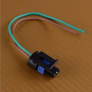 2-Hole Engine Coolant Temperature Sensor Fit For Gm Delphi 15A Plug Wire @ - Picture 1 of 4