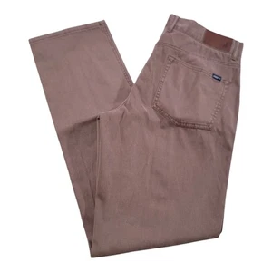 Johnnie O Pants Mens 33X32 Brown Casual Chino Straight Golf Lightweight - Picture 1 of 10