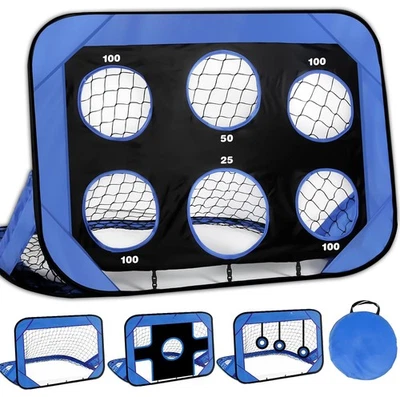 MARKENLOS MINI Fussballtore für Garten Kinder, Pop Up Fußballtor Kinder mit Tragetasche